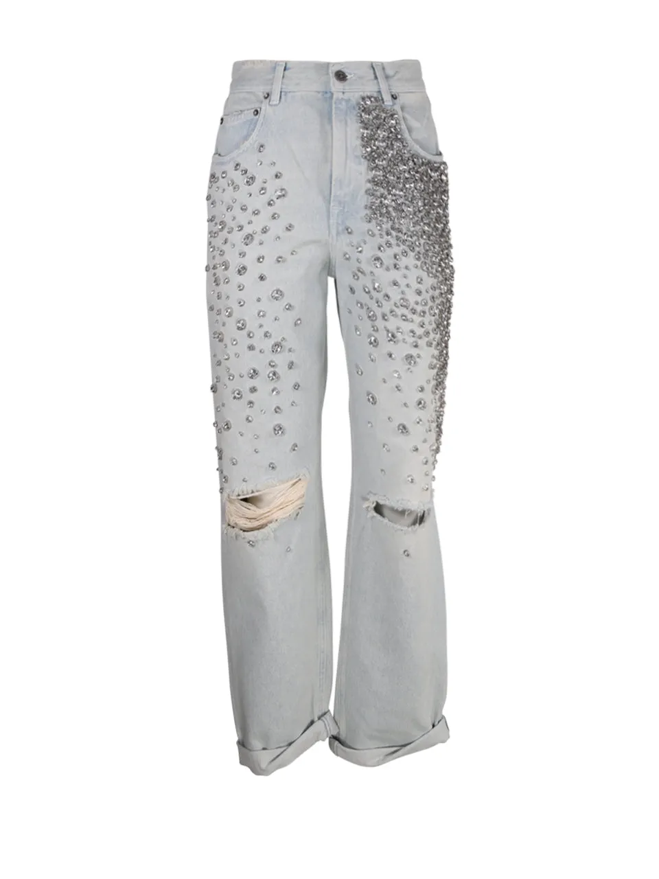 Golden Goose Deluxe Brand Distressed Embellished Jeans