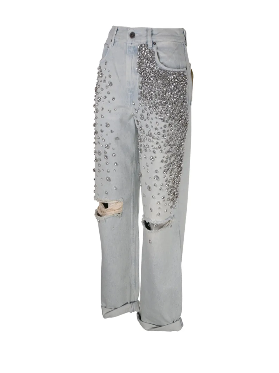 Golden Goose Deluxe Brand Distressed Embellished Jeans