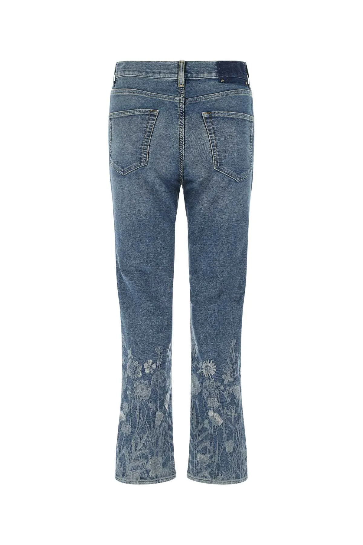 Golden Goose Deluxe Brand Floral Printed Slim Fit Jeans