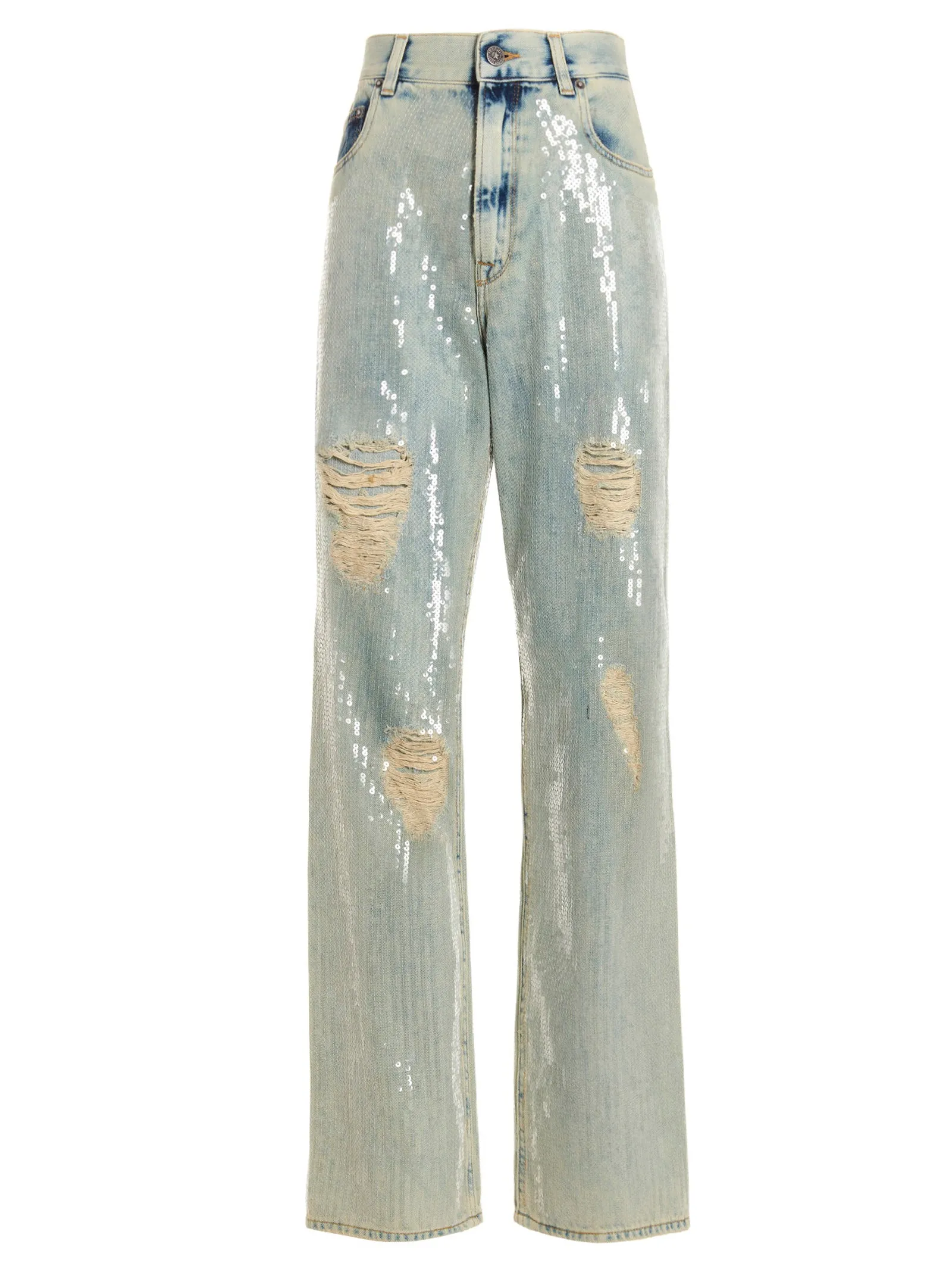 Golden Goose Deluxe Brand Journey Distressed High Waist Jeans