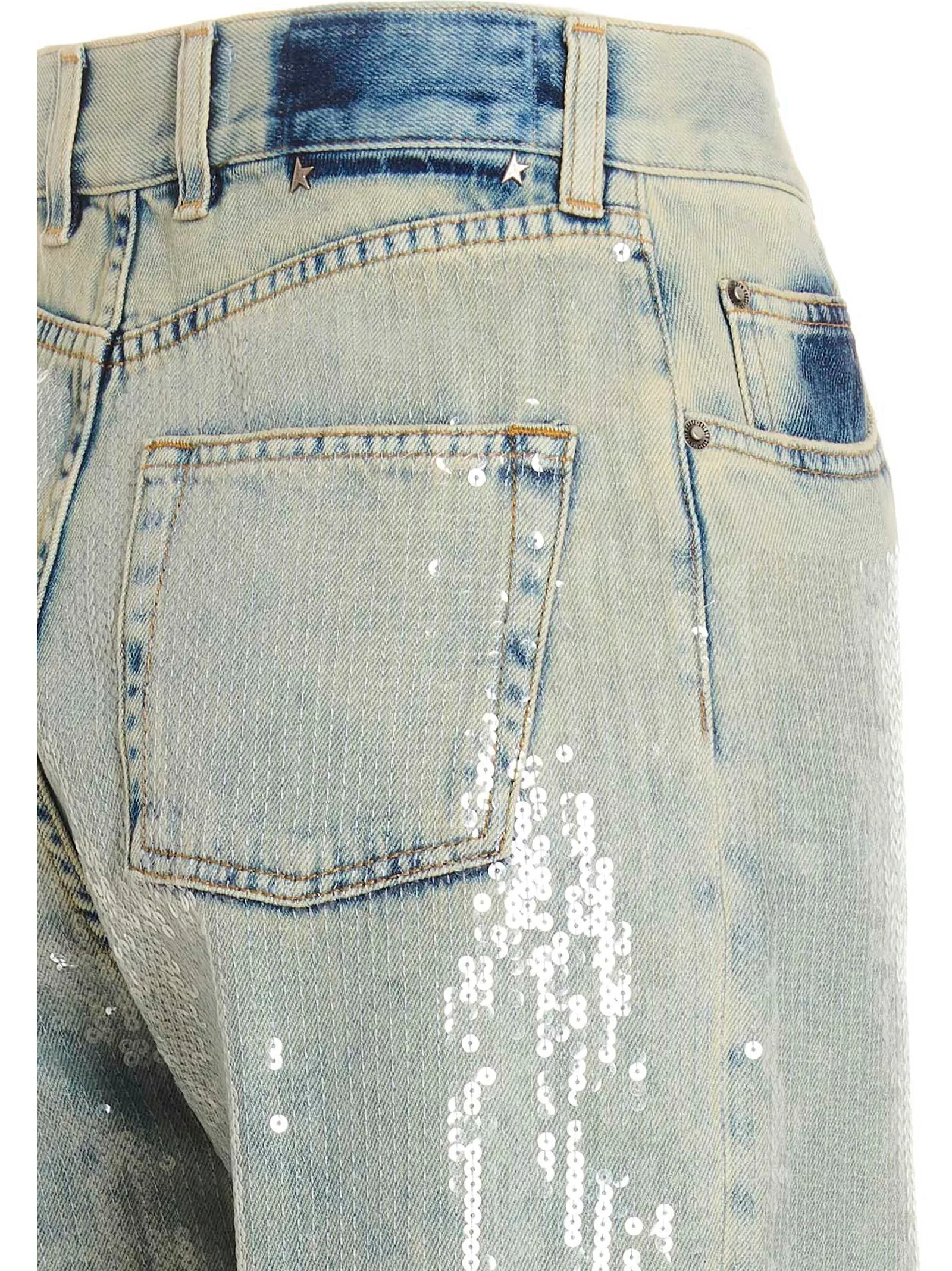 Golden Goose Deluxe Brand Journey Distressed High Waist Jeans