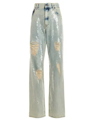 Golden Goose Deluxe Brand Journey Distressed High Waist Jeans
