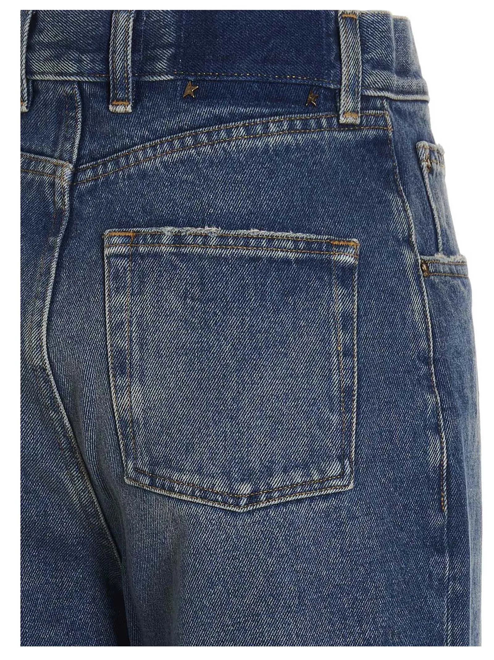 Golden Goose Deluxe Brand Kim Logo Patch Jeans