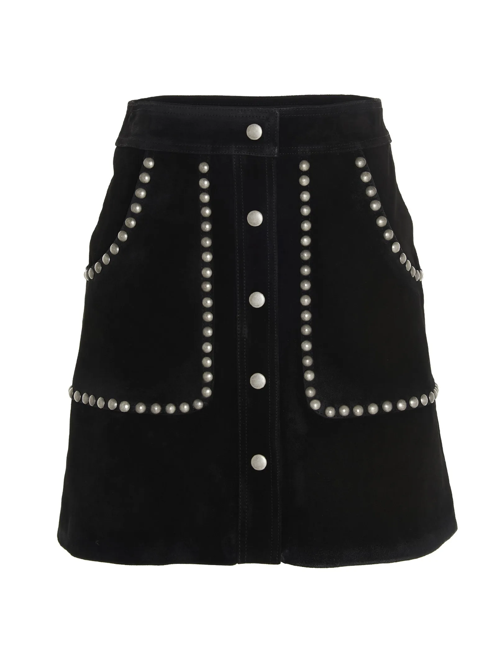 Golden Goose Deluxe Brand Studded High Waisted Mini Skirt