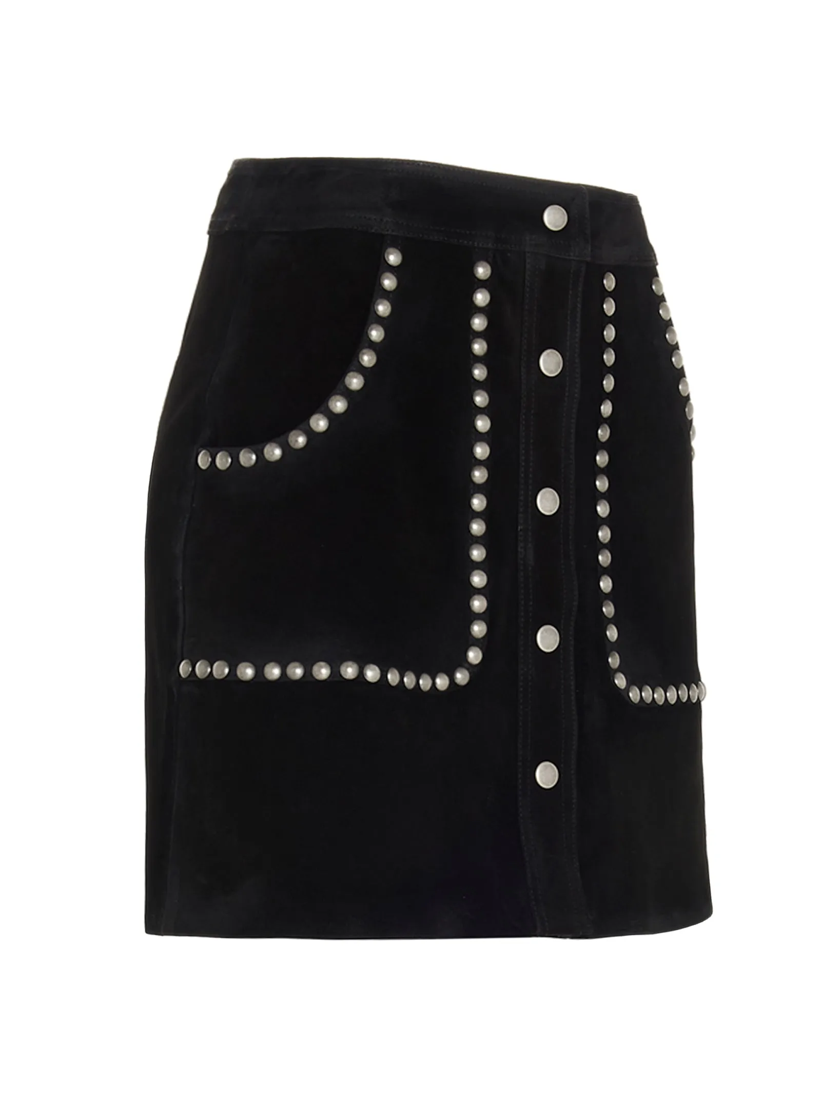 Golden Goose Deluxe Brand Studded High Waisted Mini Skirt