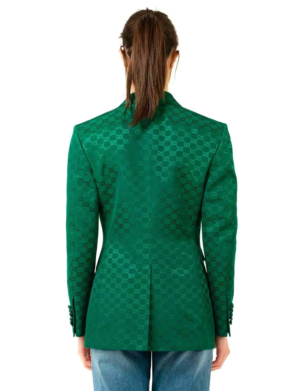 Gucci Light GG Double Breasted Jacket