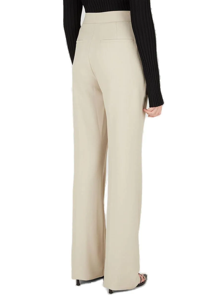 Helmut Lang Layered High Waist Tailored Pants