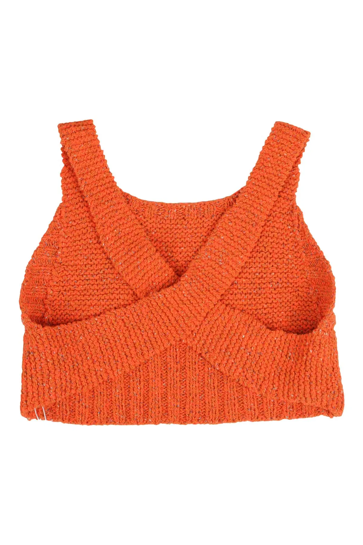 Helmut Lang Sleeveless Cropped Knitted Top