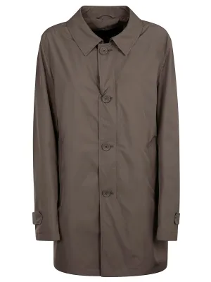 Herno Buttoned Long-Sleeved Jacket