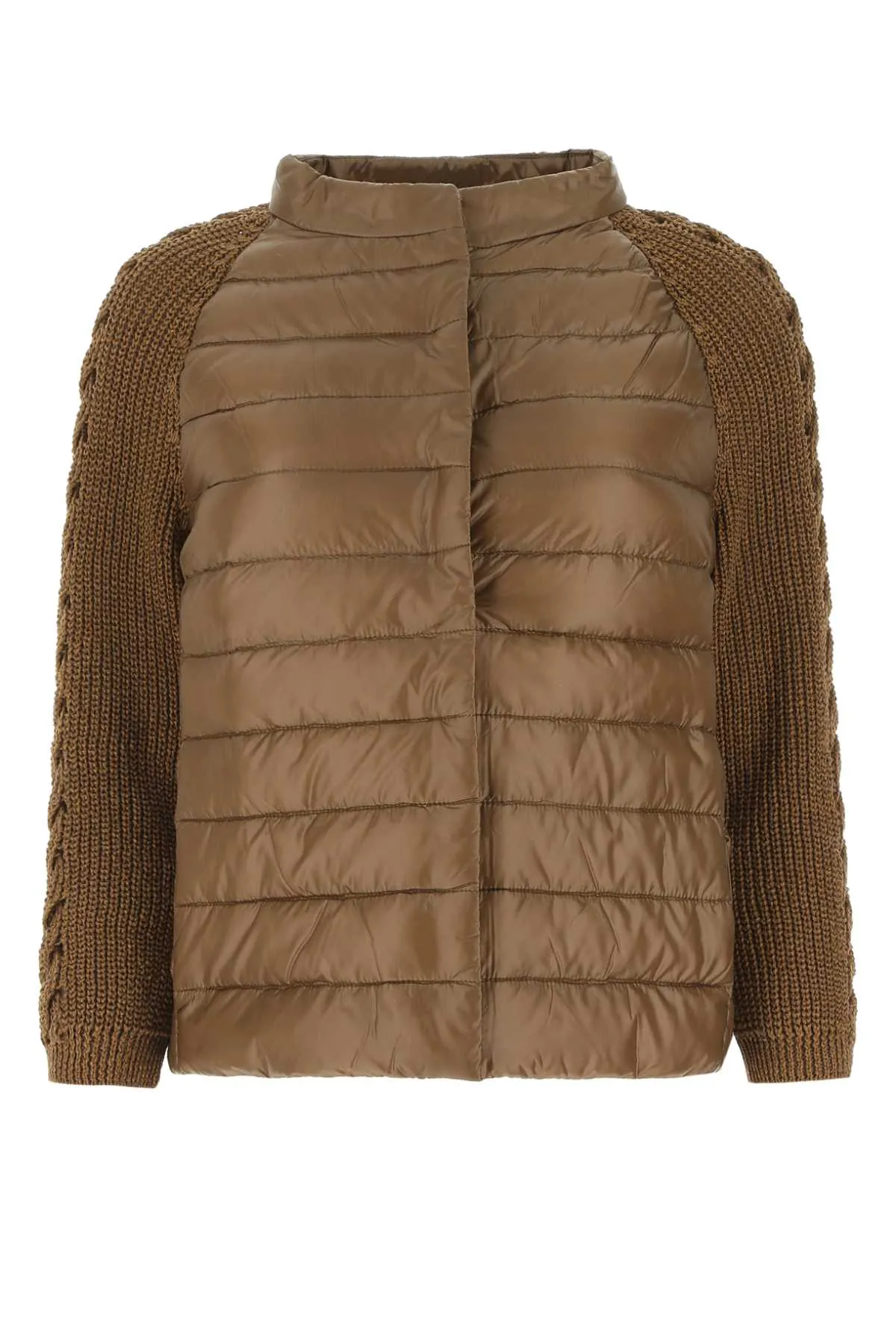 Herno Buttoned Long-Sleeved Padded Jacket