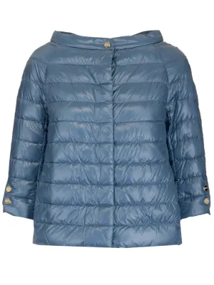 Herno Cropped Sleeve Down Jacket