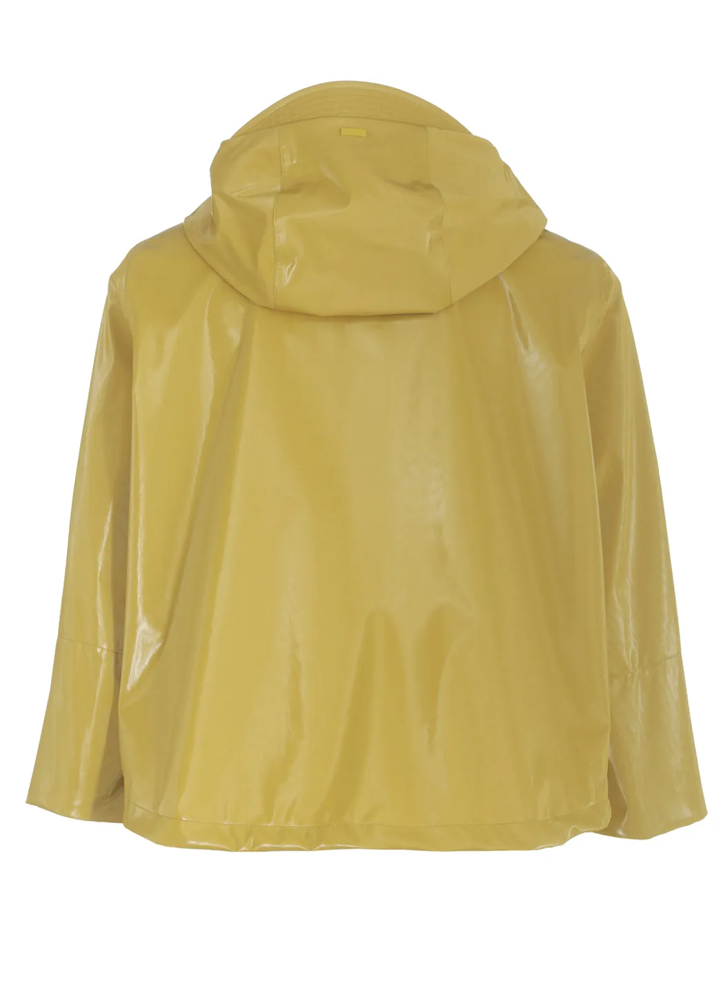 Herno High-Shine Zip-Up Jacket