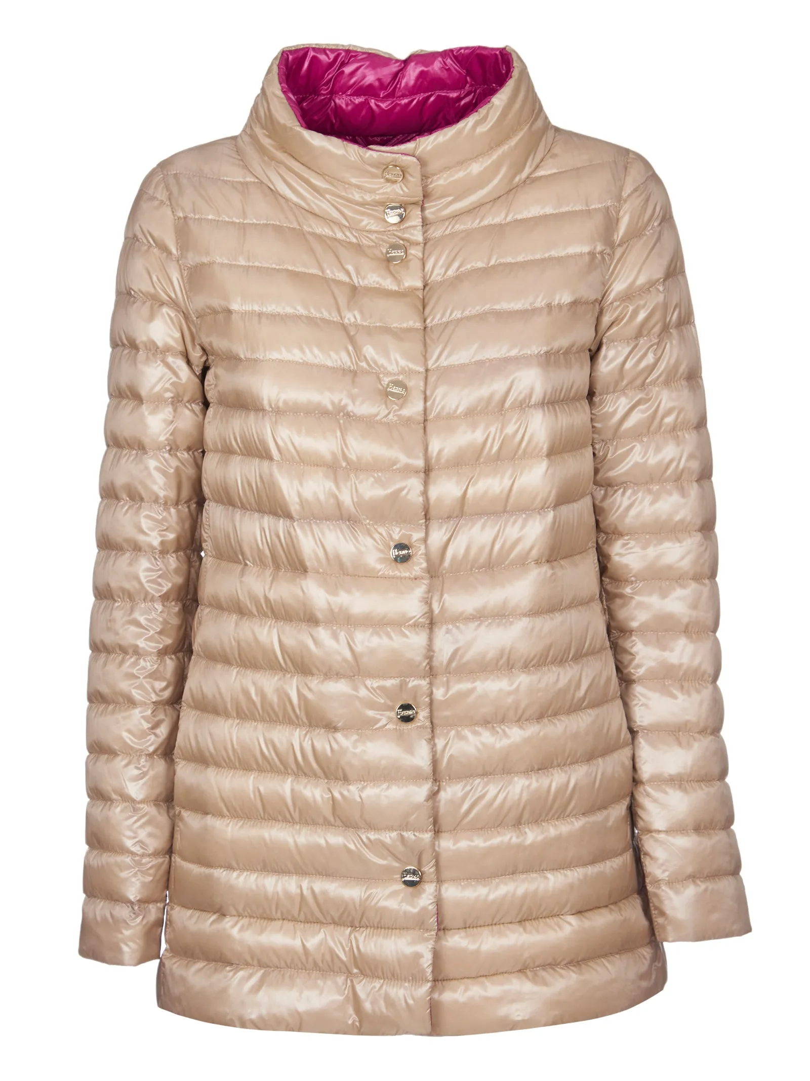Herno Reversible Button-Up Padded Down Jacket