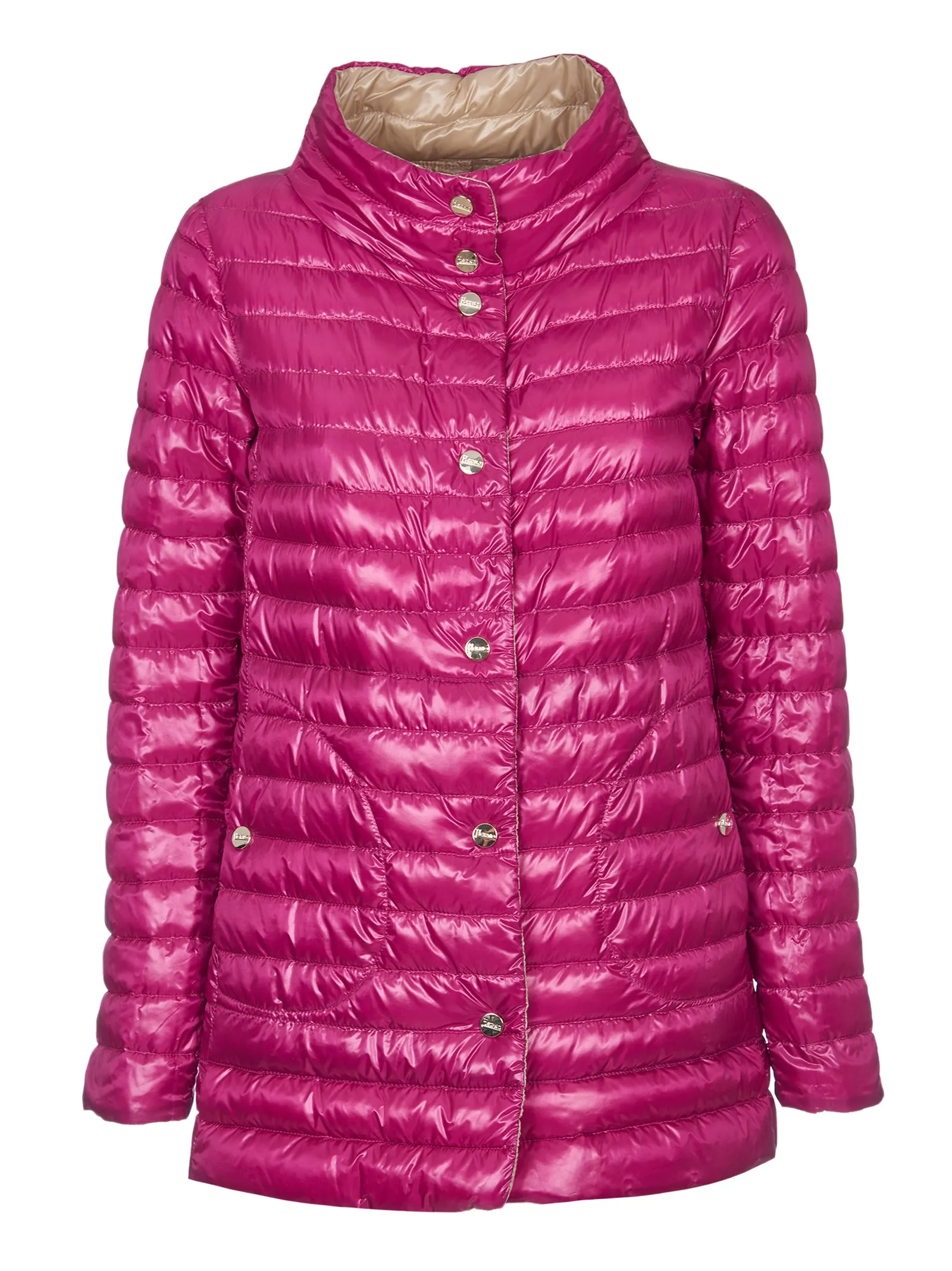 Herno Reversible Button-Up Padded Down Jacket