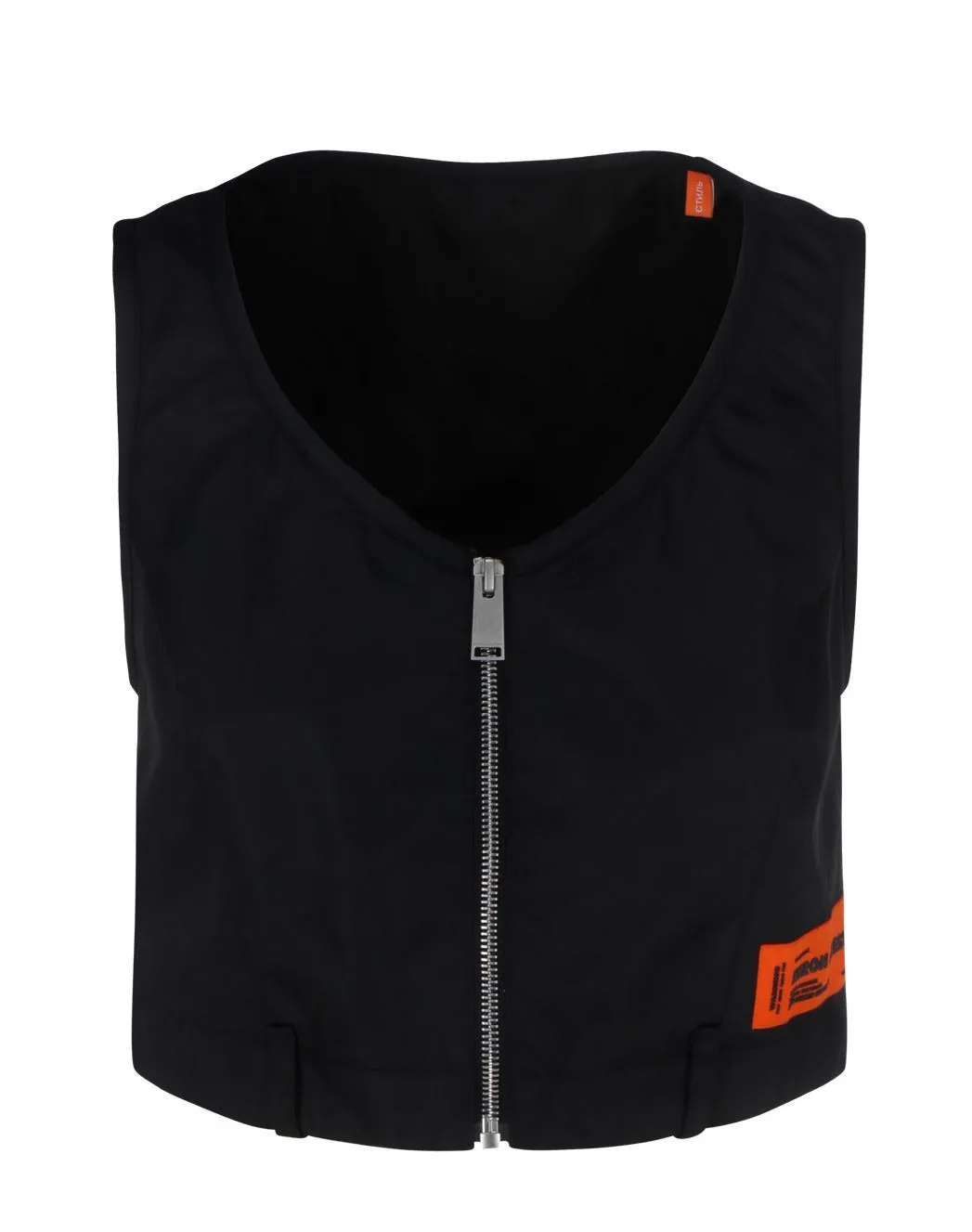 Heron Preston Logo-Patch Zipped Top