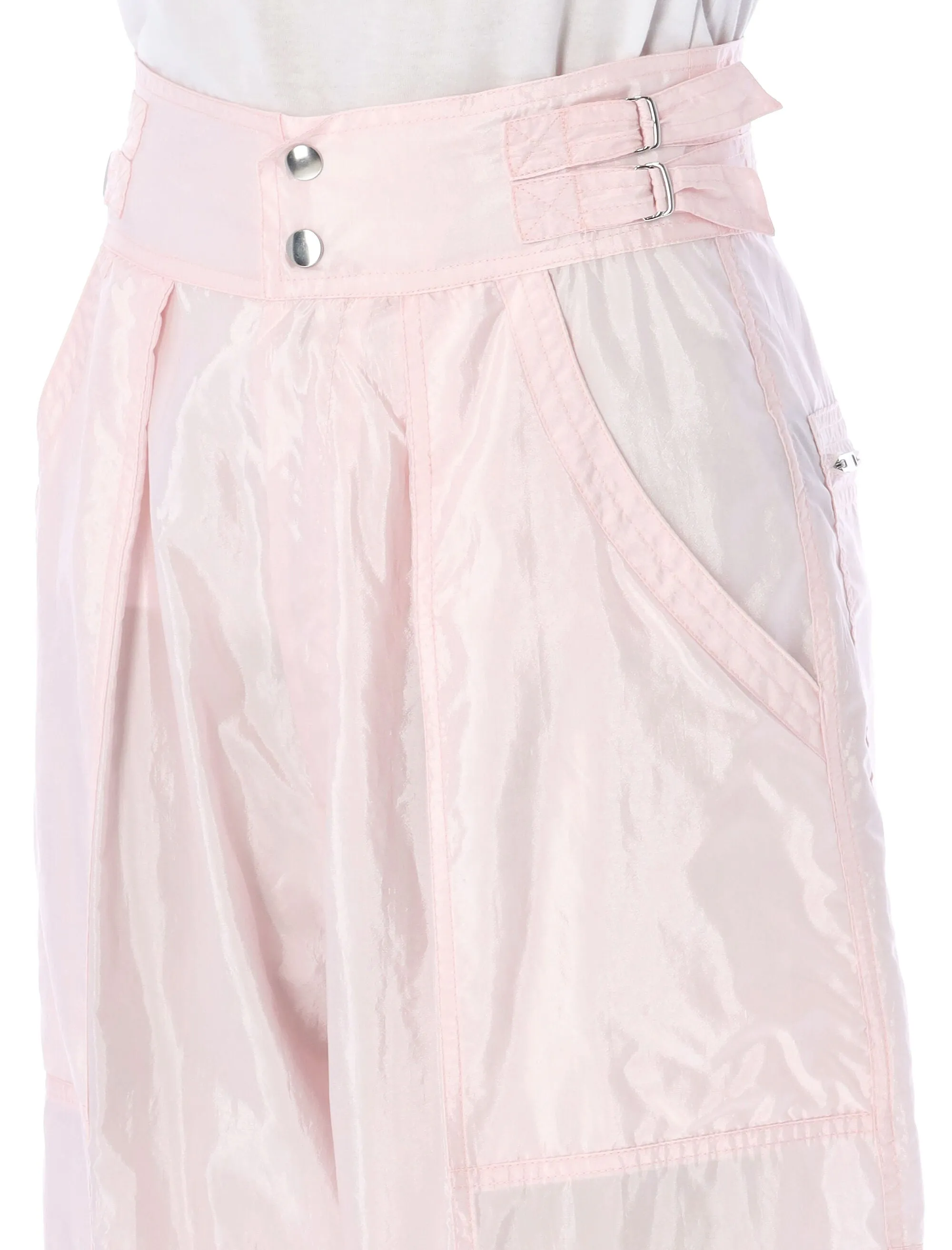 Isabel Marant Buckle Waist Zipped Pants