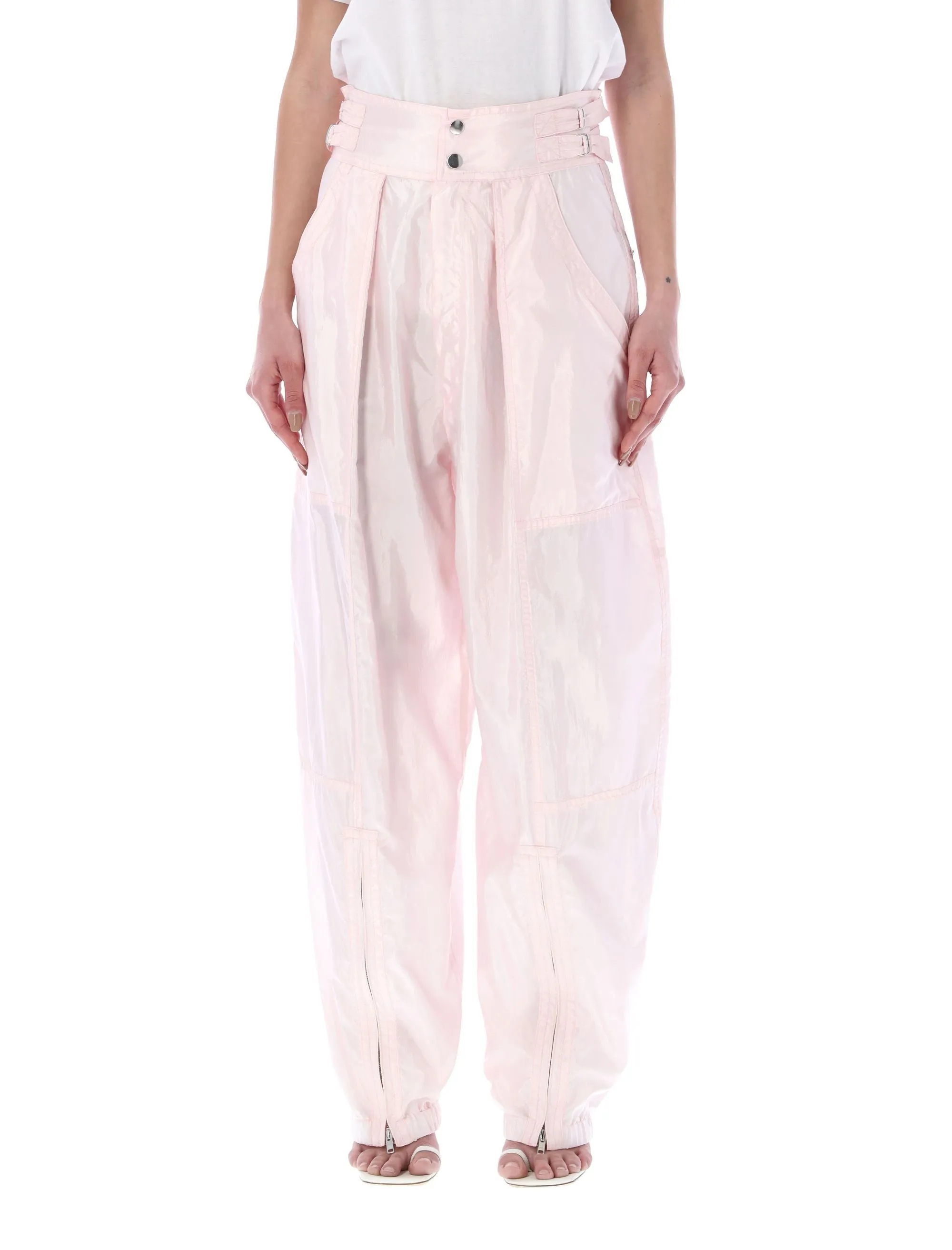 Isabel Marant Buckle Waist Zipped Pants