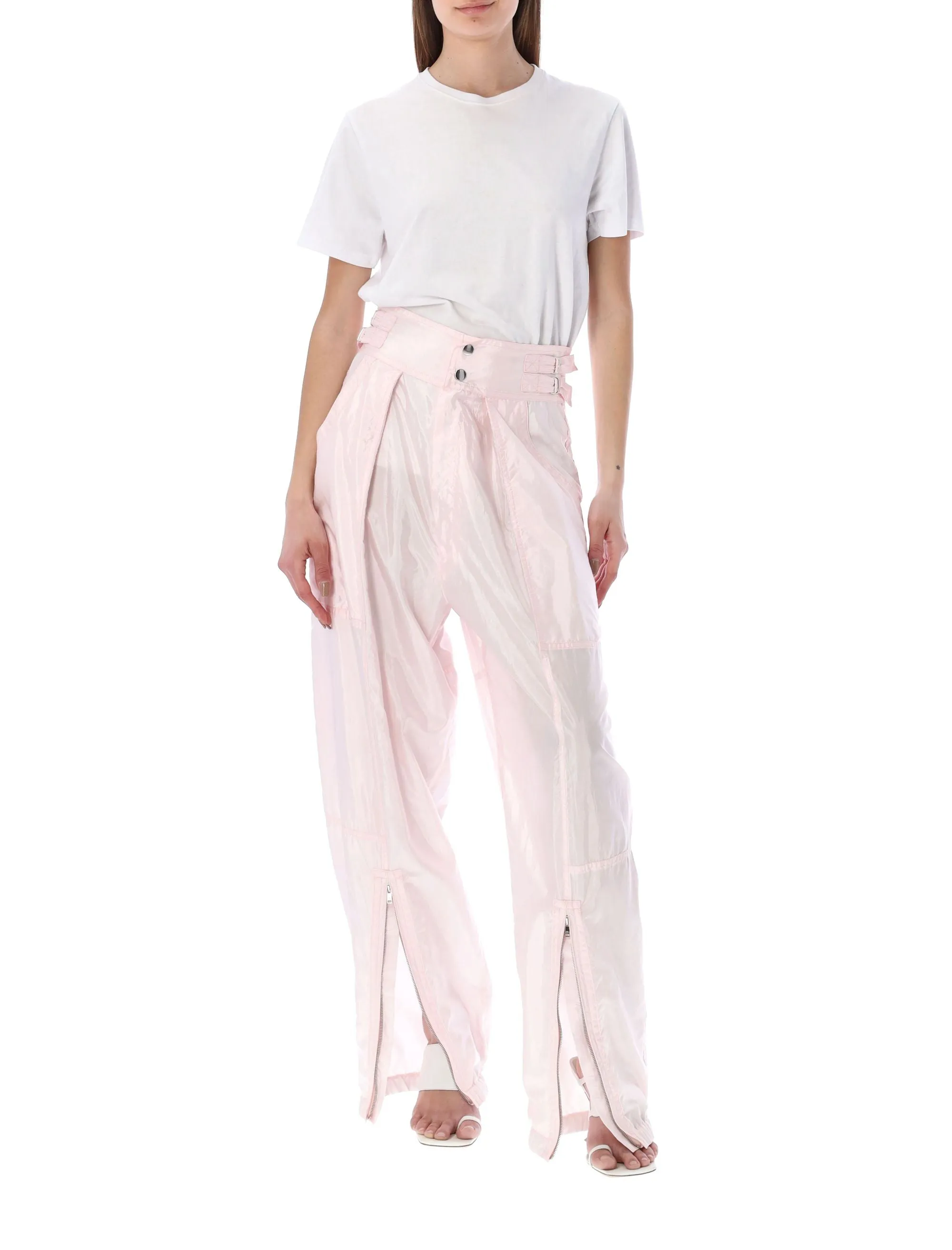 Isabel Marant Buckle Waist Zipped Pants