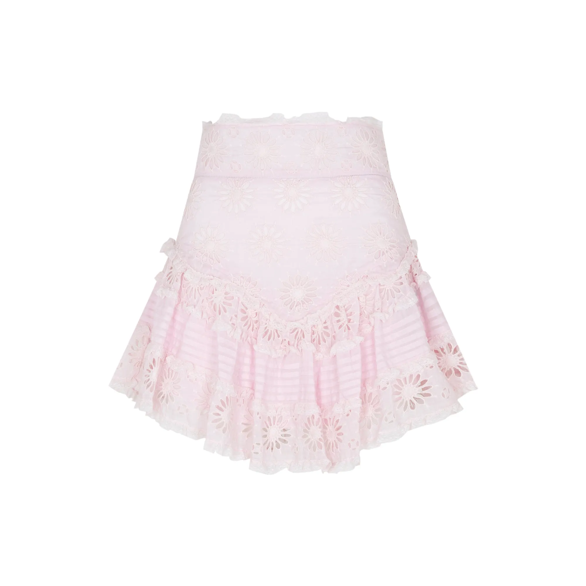 Isabel Marant High Waist Lace-Detailed Mini Skirt