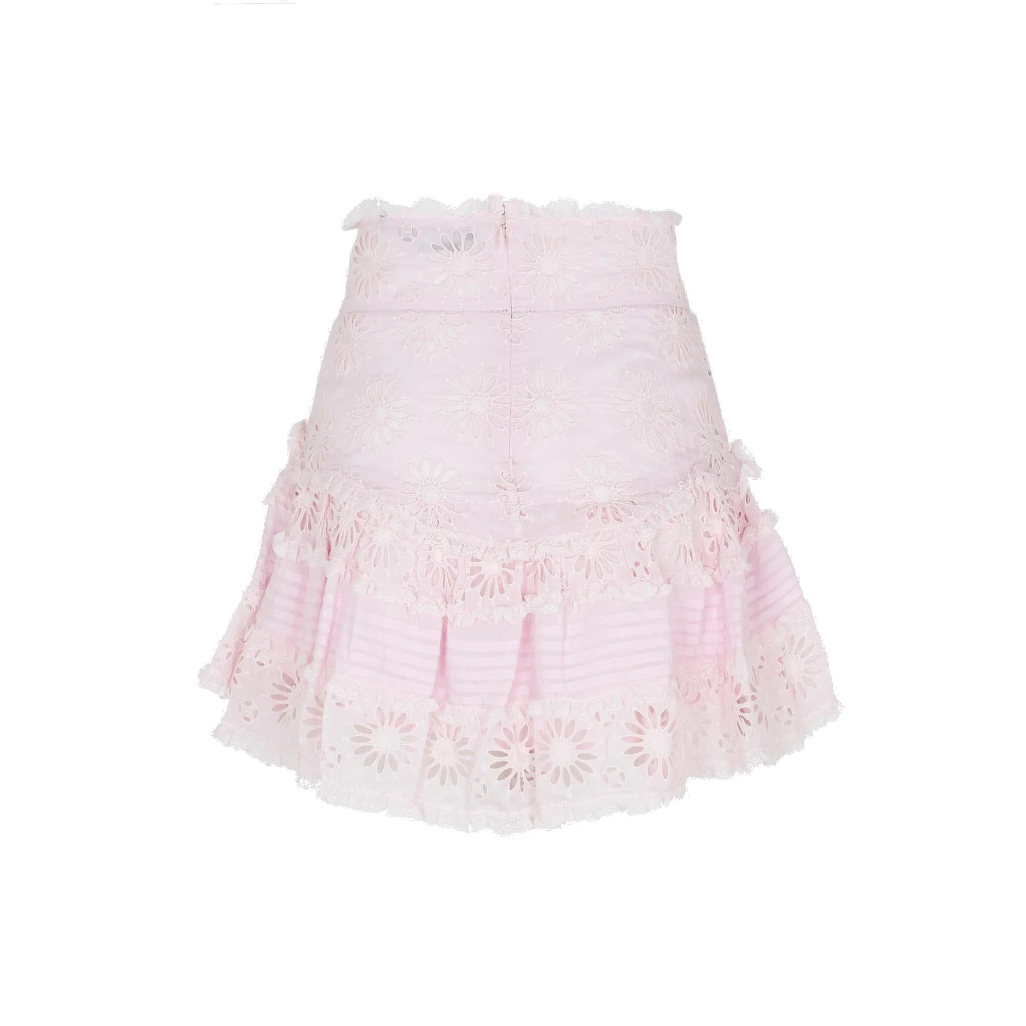 Isabel Marant High Waist Lace-Detailed Mini Skirt