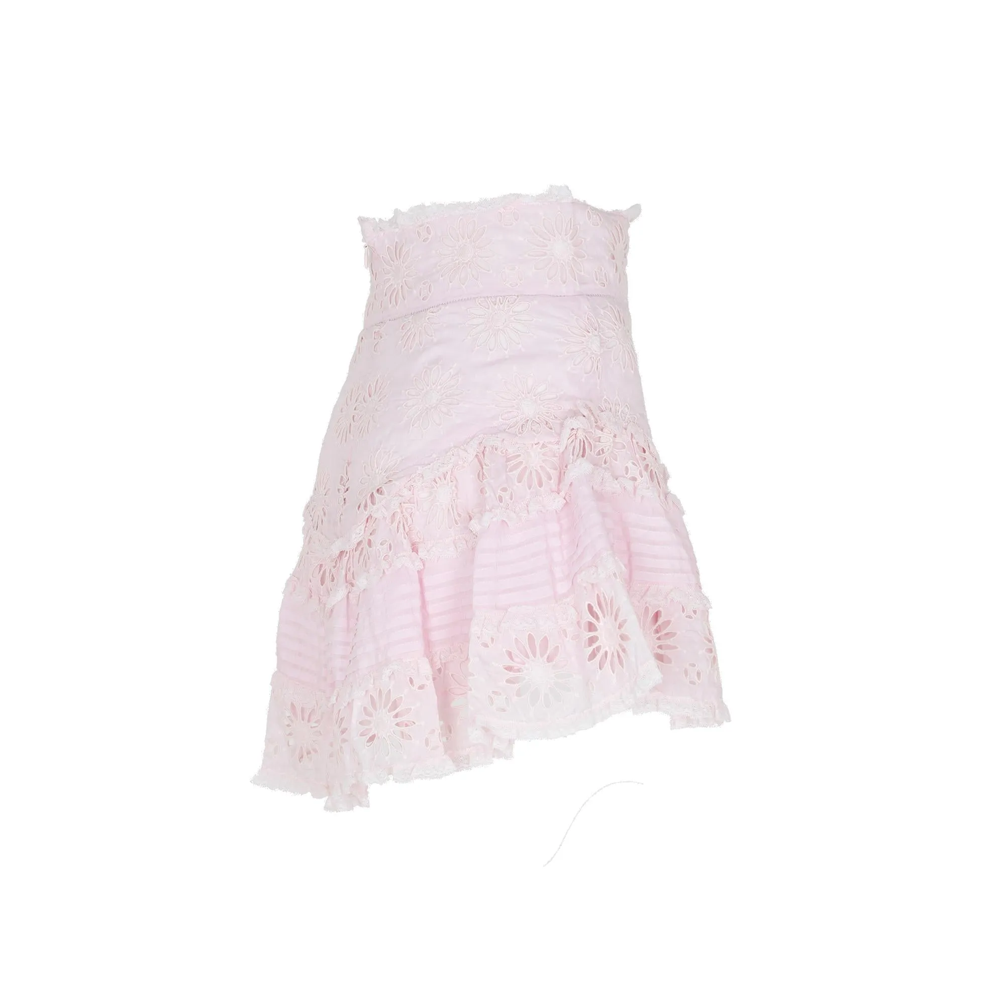 Isabel Marant High Waist Lace-Detailed Mini Skirt