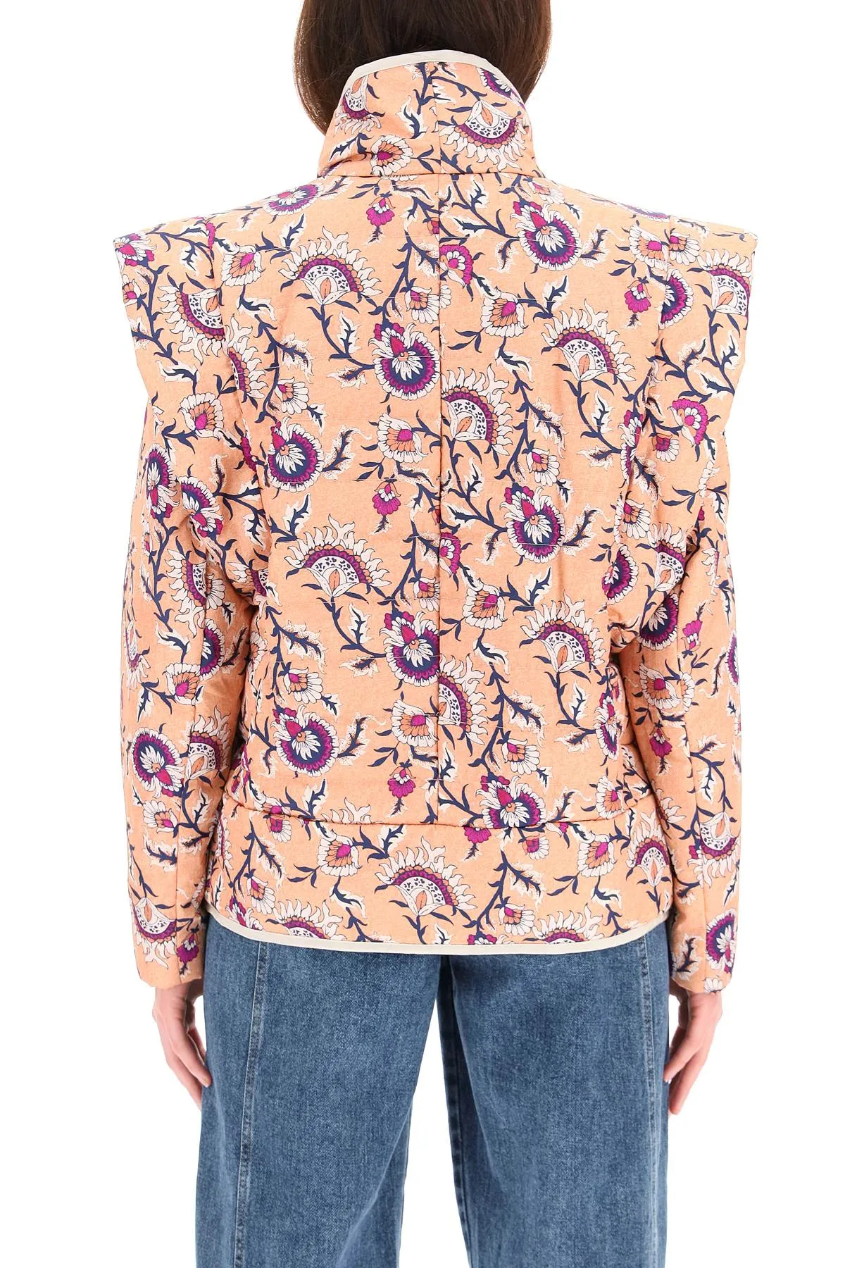 Isabel Marant Janissae Floral Printed Long-Sleeved Jacket
