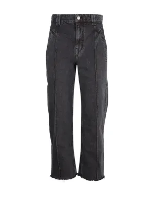 Isabel Marant toile Cropped Flared Leg Jeans