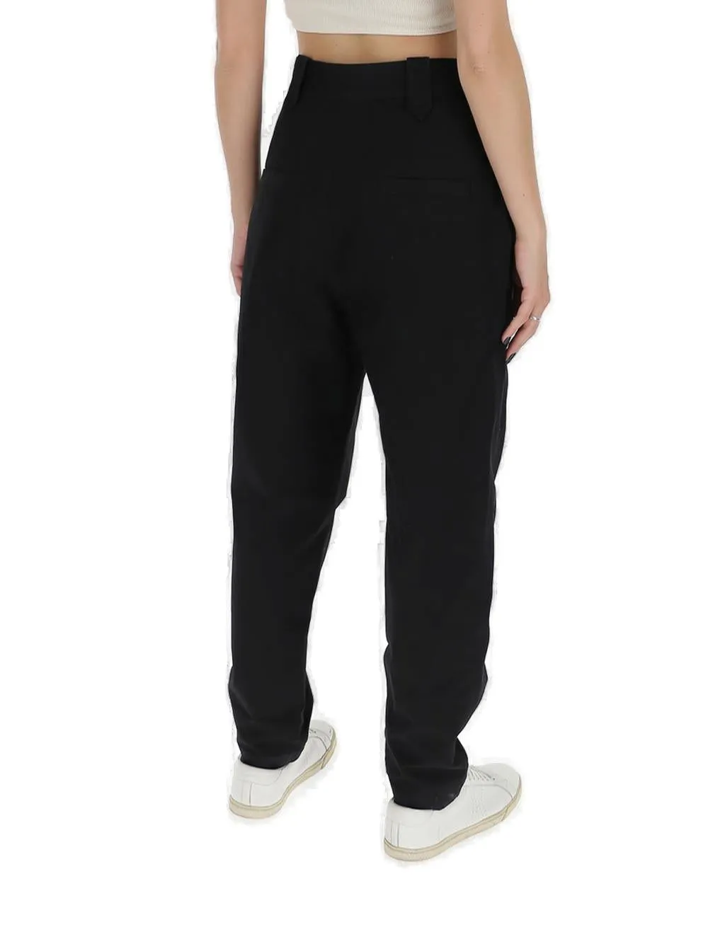 Isabel Marant toile High-Waist Pleated Jeans