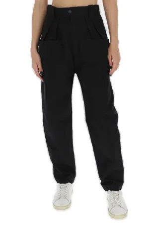Isabel Marant toile High-Waist Pleated Jeans