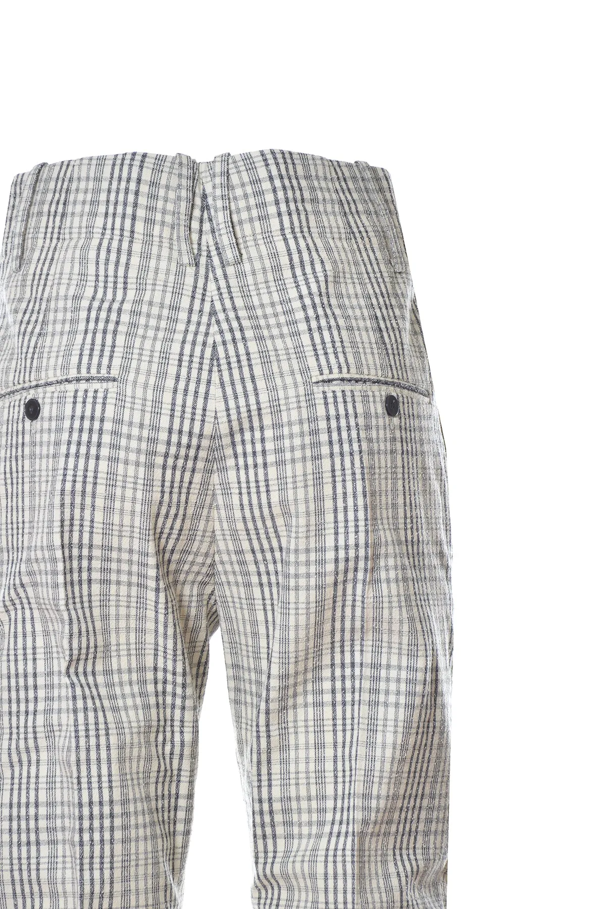 Isabel Marant toile Noah Check Pattern High Waist Pants