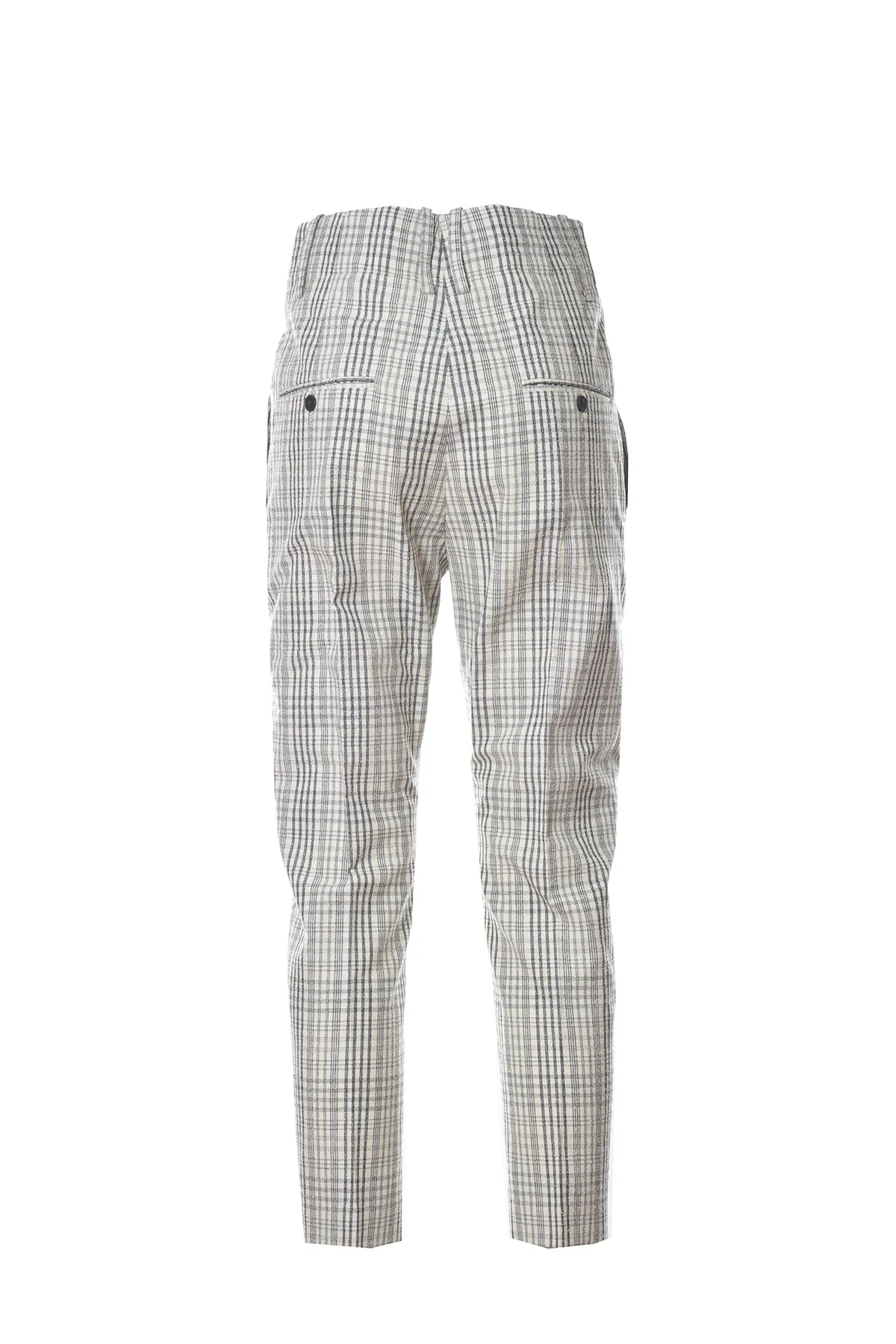 Isabel Marant toile Noah Check Pattern High Waist Pants