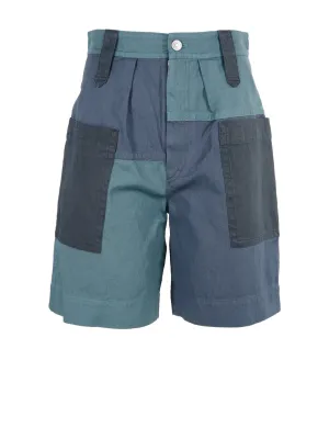 Isabel Marant toile Patchwork Shorts