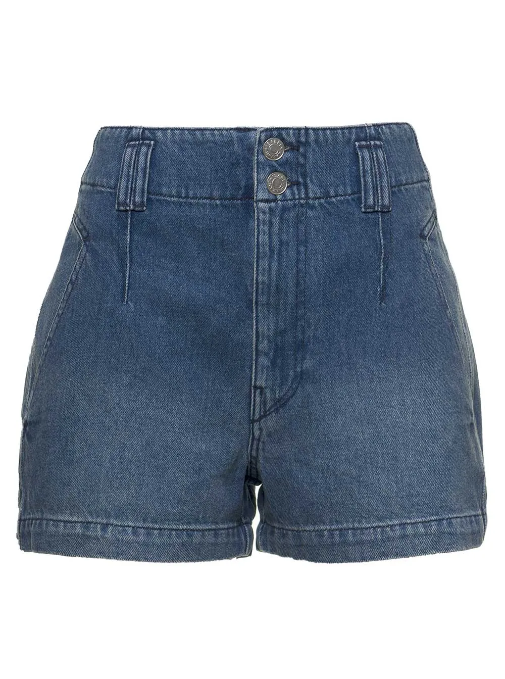 Isabel Marant toile Tihiana High Waisted Denim Shorts