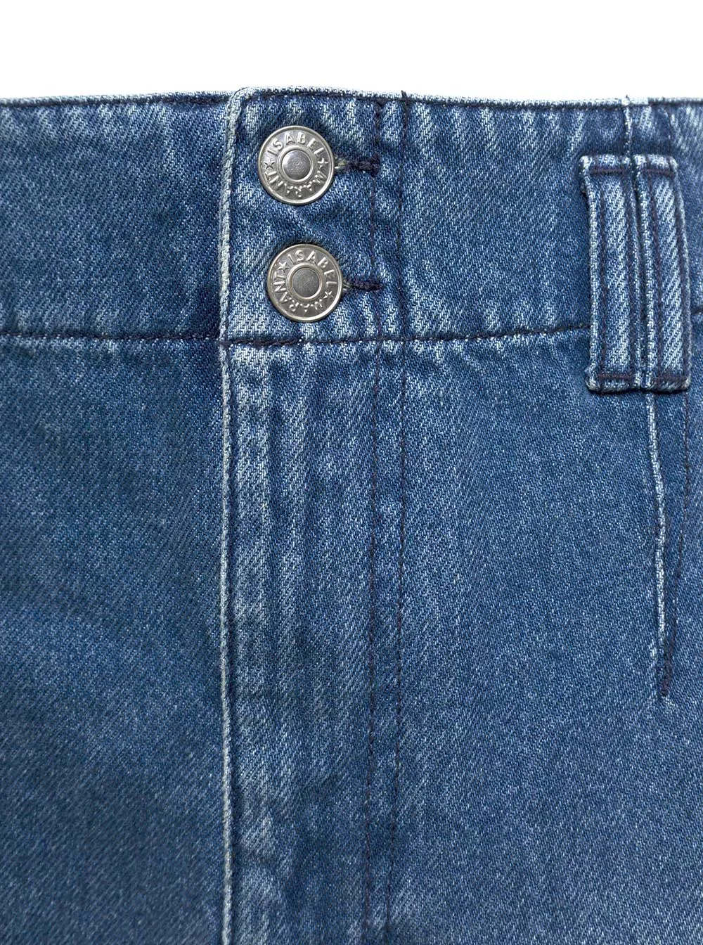 Isabel Marant toile Tihiana High Waisted Denim Shorts
