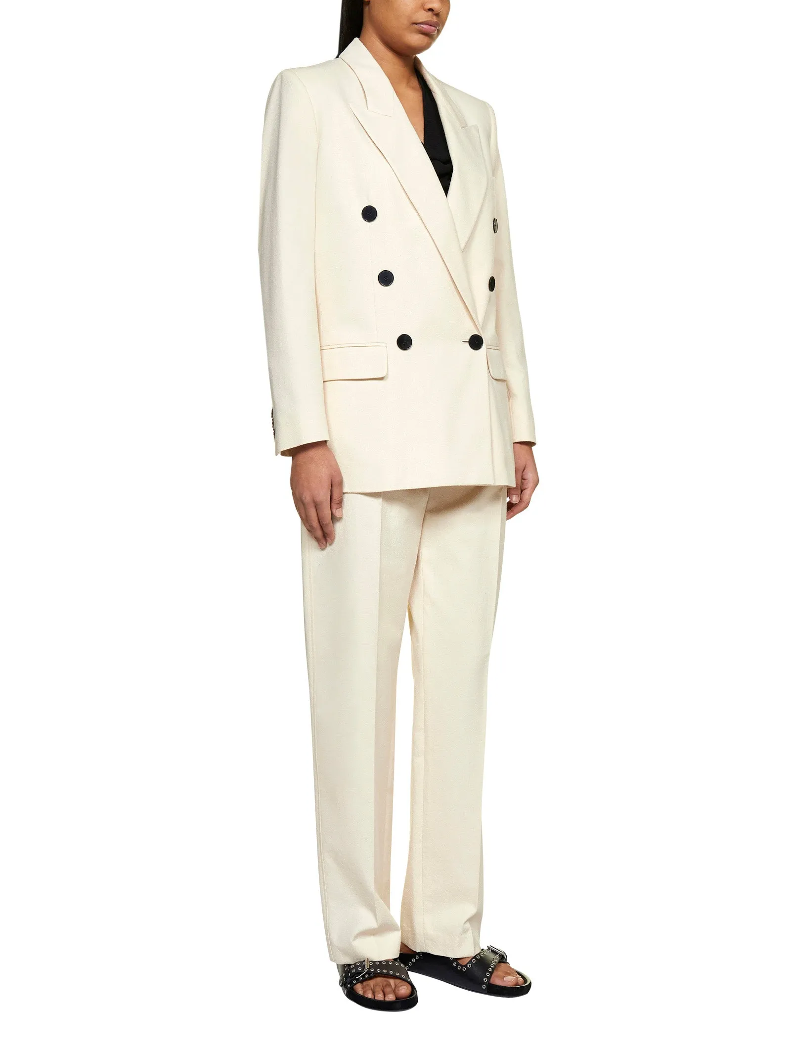 Isabel Marant toile Wide-Leg Tailored Trousers