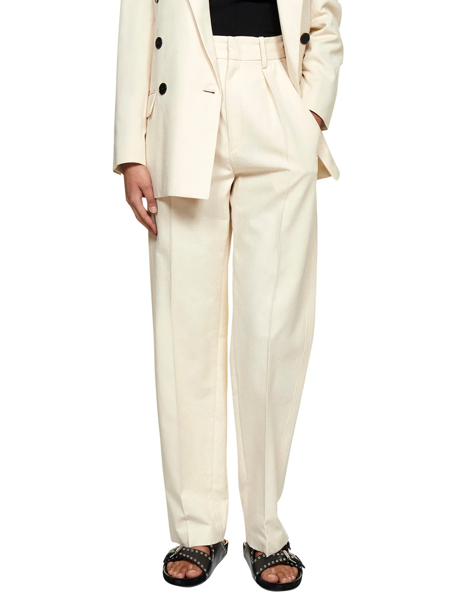 Isabel Marant toile Wide-Leg Tailored Trousers