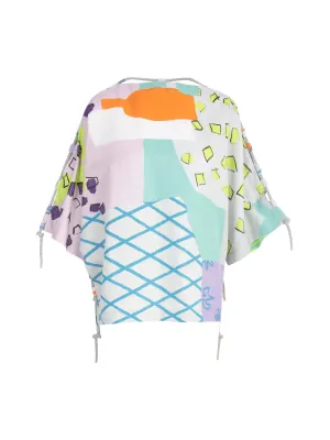 Issey Miyake Printed Tunic Top