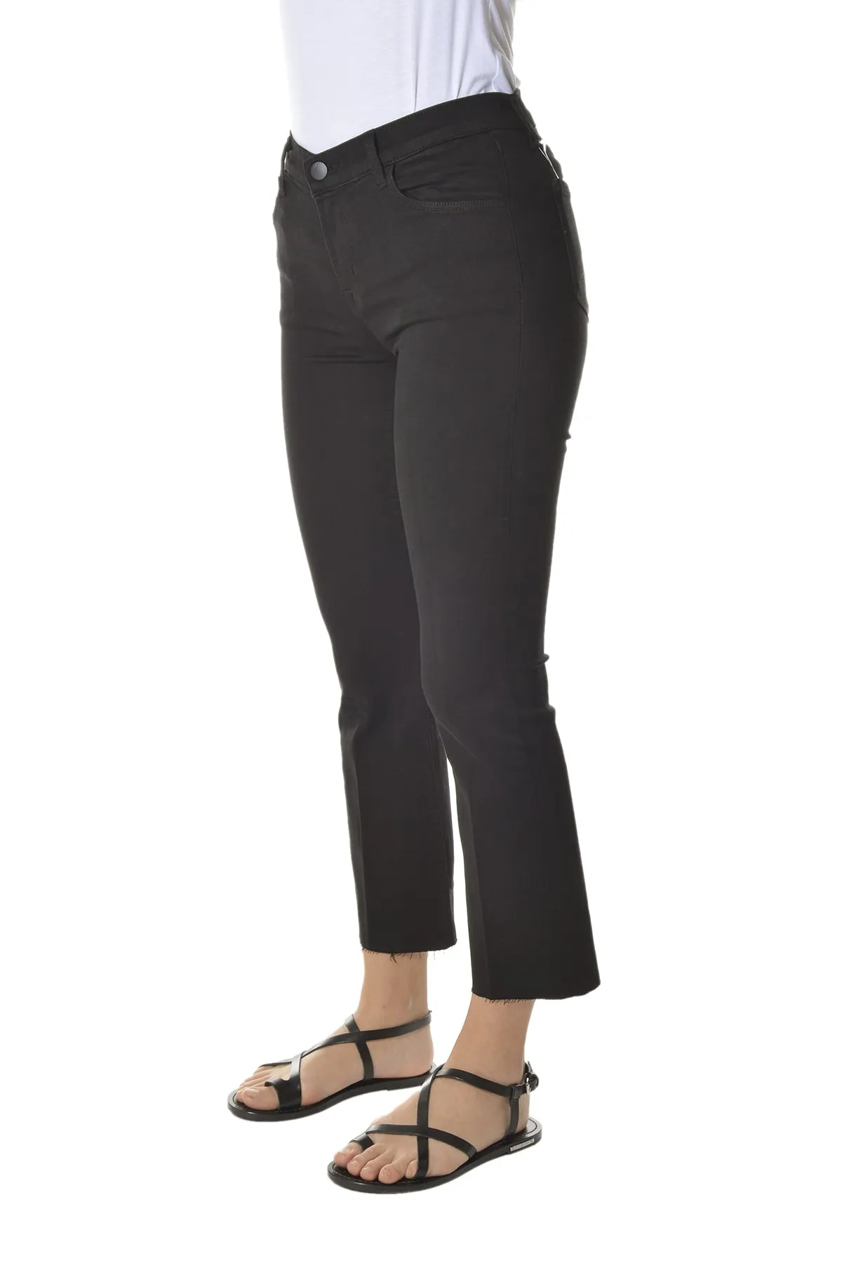 J Brand Selena Cropped Flared Jeans