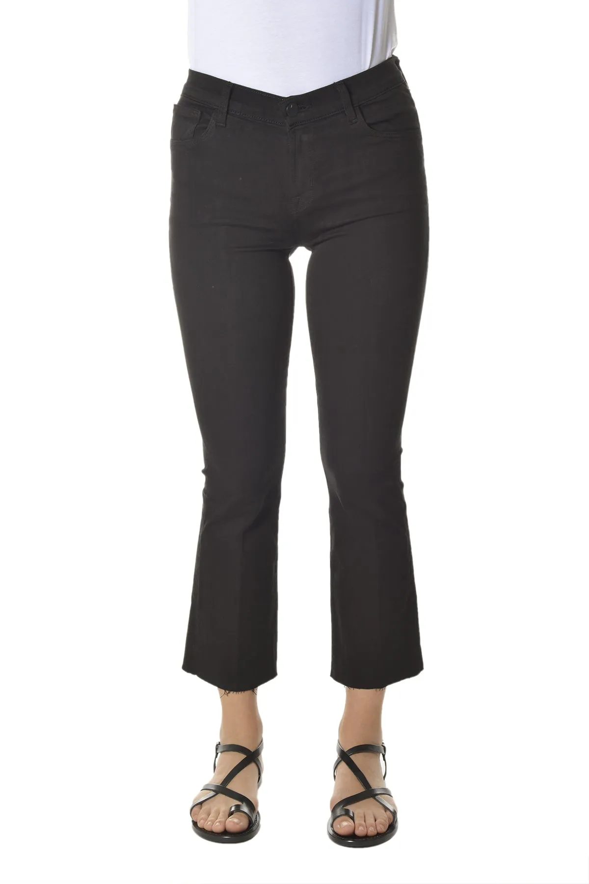 J Brand Selena Cropped Flared Jeans