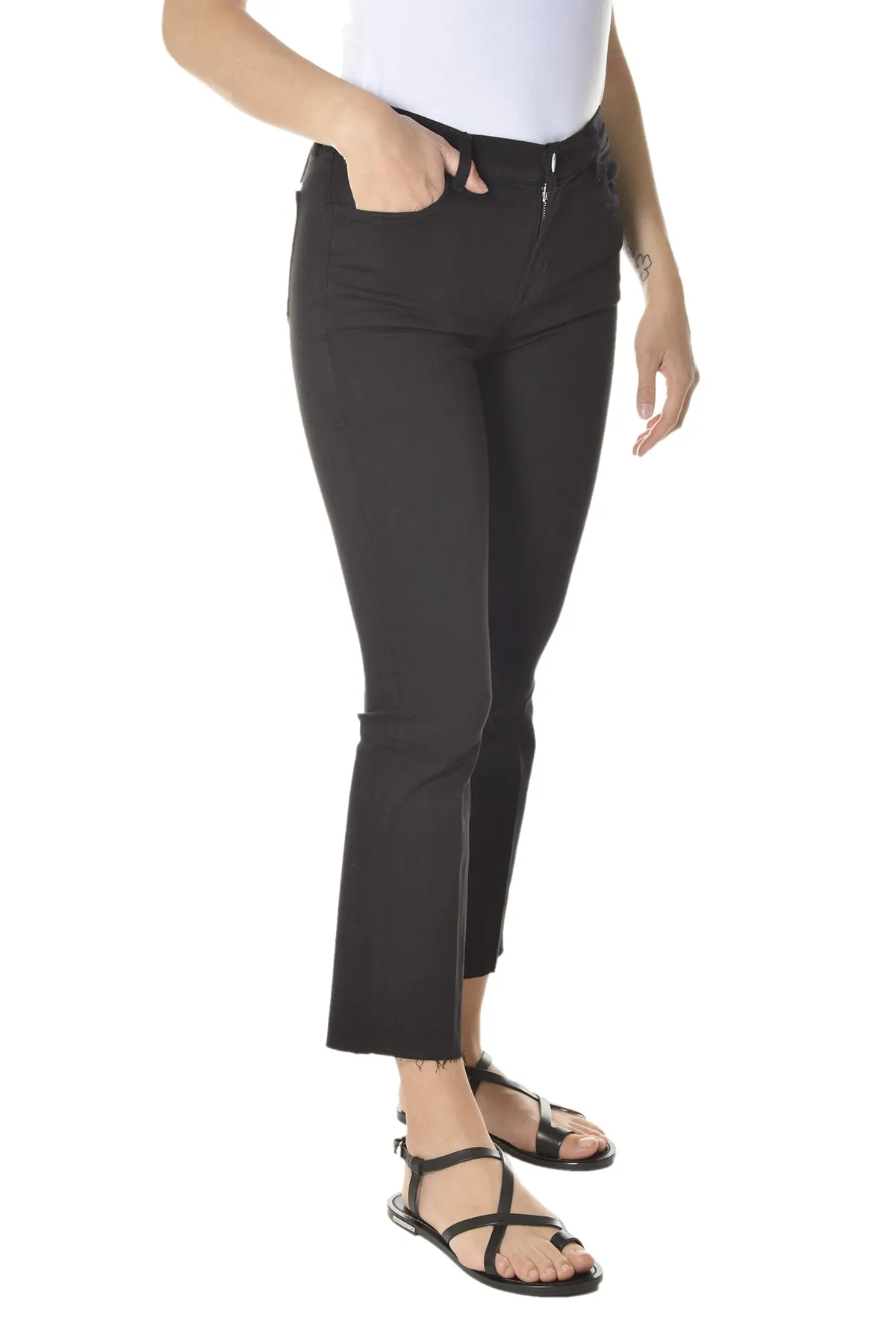 J Brand Selena Cropped Flared Jeans