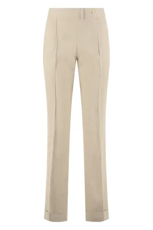 Jacquemus Pressed Crease Flared Trousers
