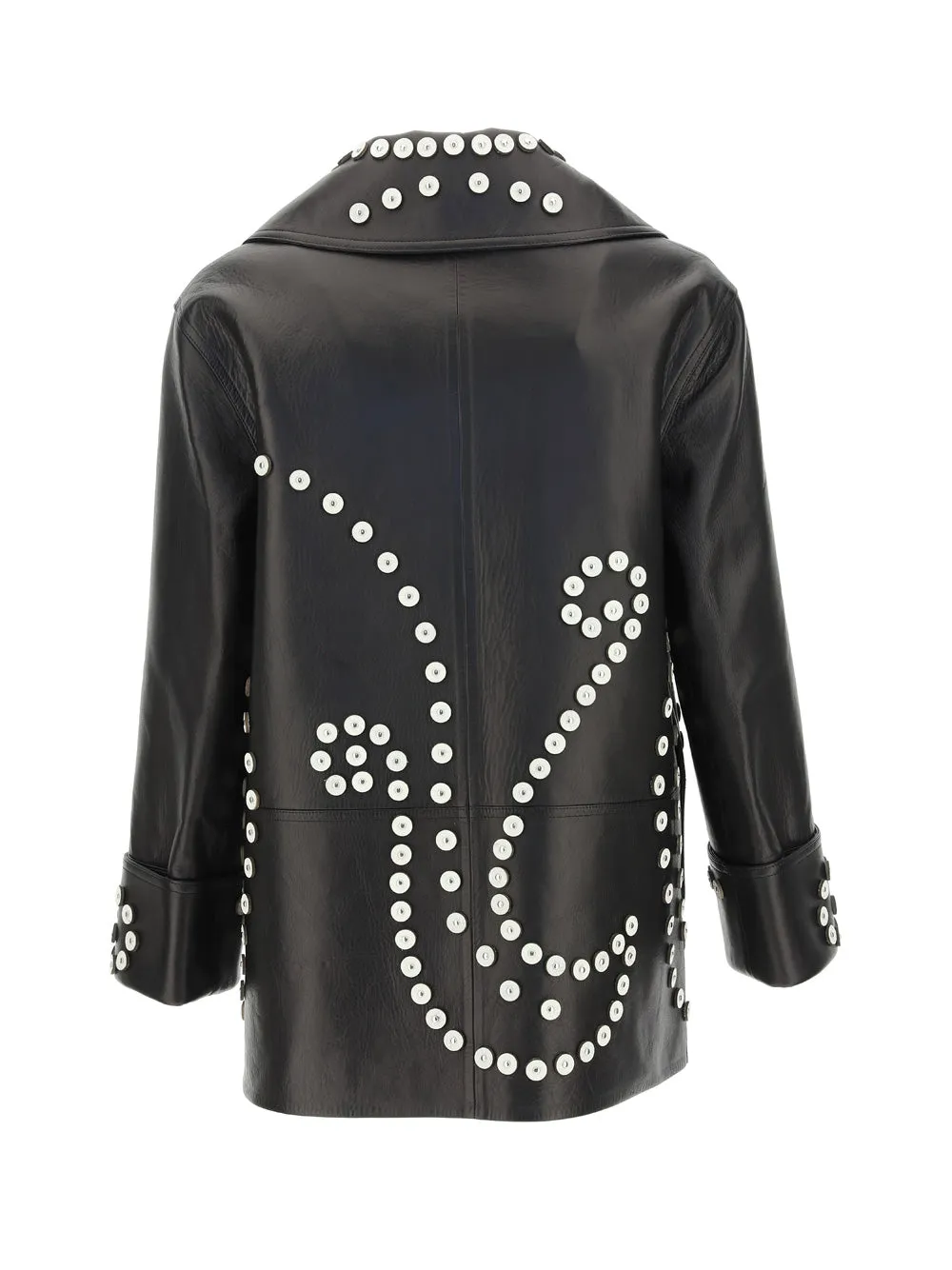 Jil Sander Button-Detailed Mid-Length Leather Jacket
