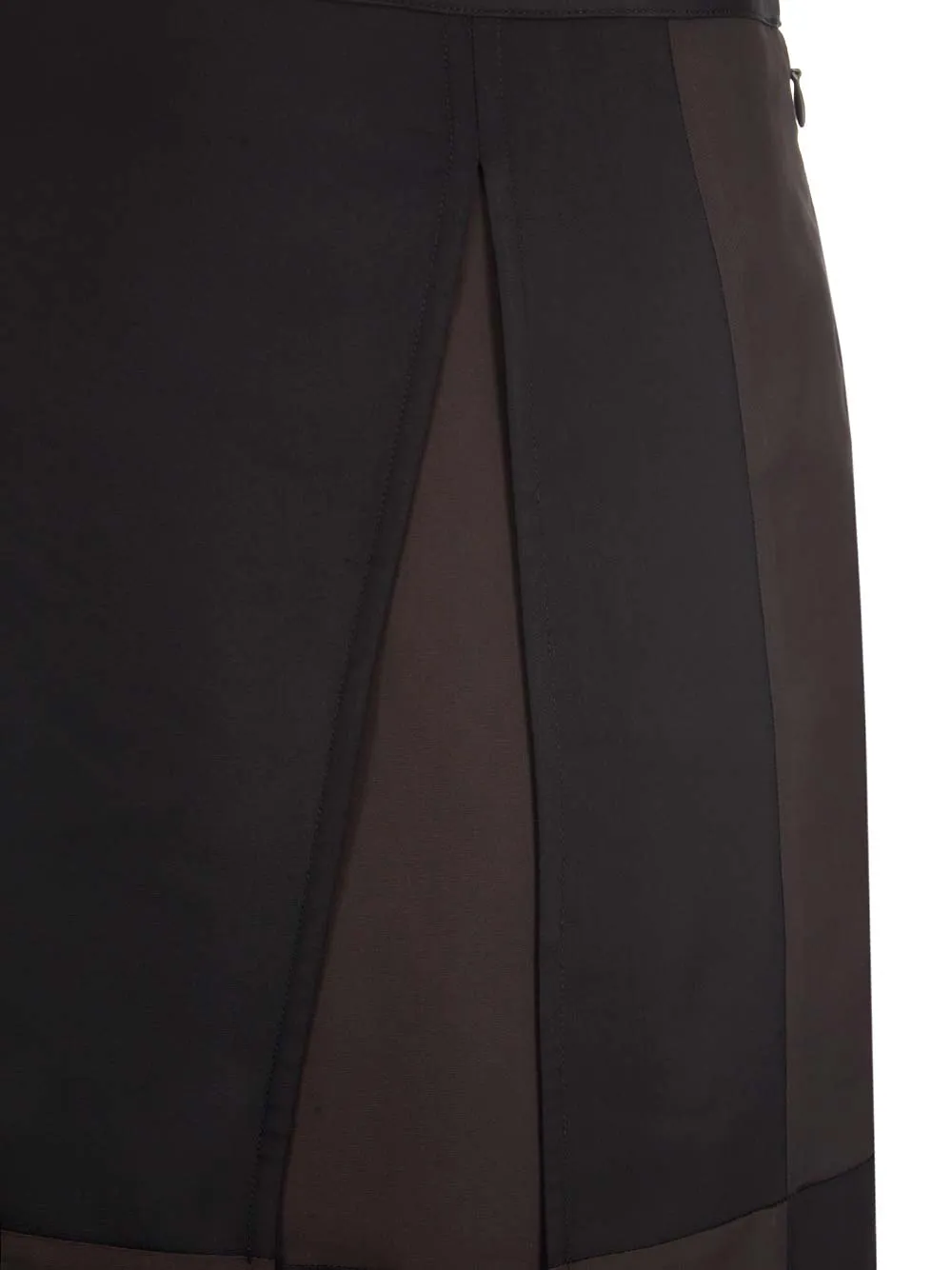 Jil Sander Colour-Block High-Waist Midi Skirt