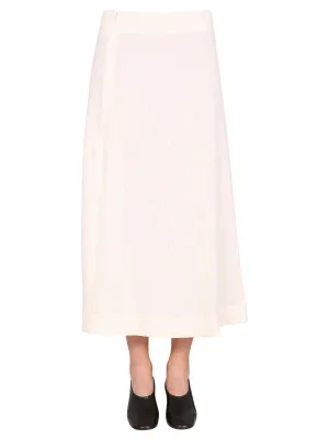 Jil Sander Embroidered Midi Skirt