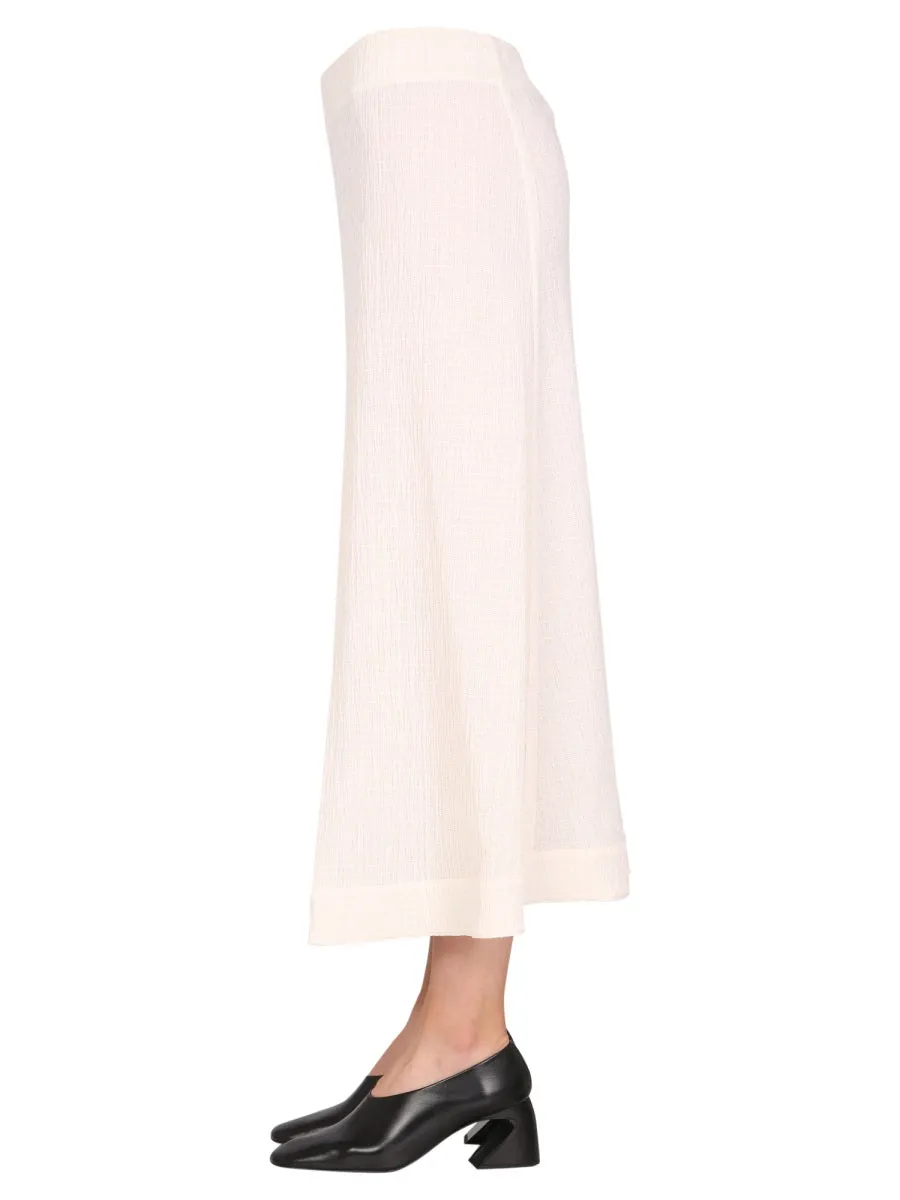 Jil Sander Embroidered Midi Skirt