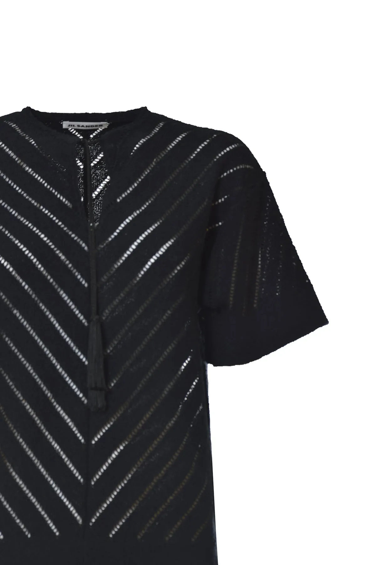 Jil Sander Tassel-Detailed Short-Sleeved Top