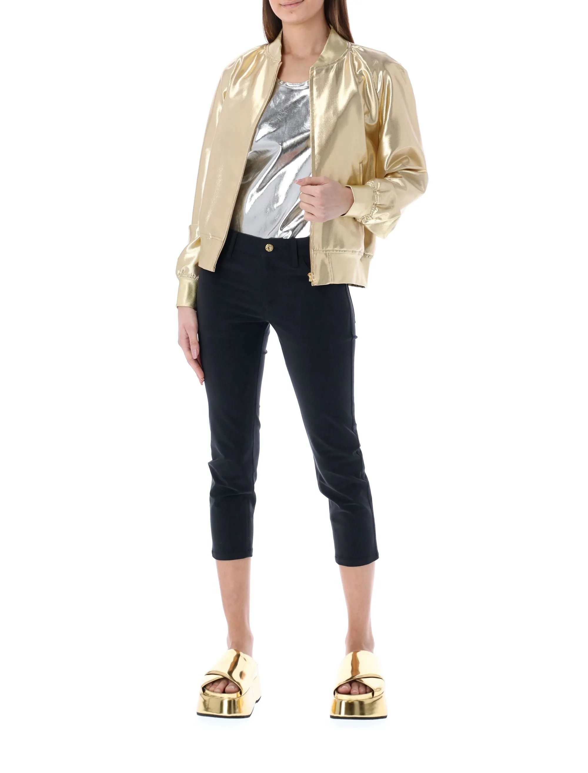 Junya Watanabe Metallic Effect Bomber Jacket