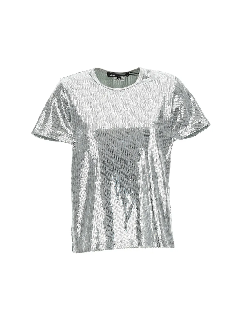 Junya Watanabe Sequin-Embellished Metallic T-Shirt