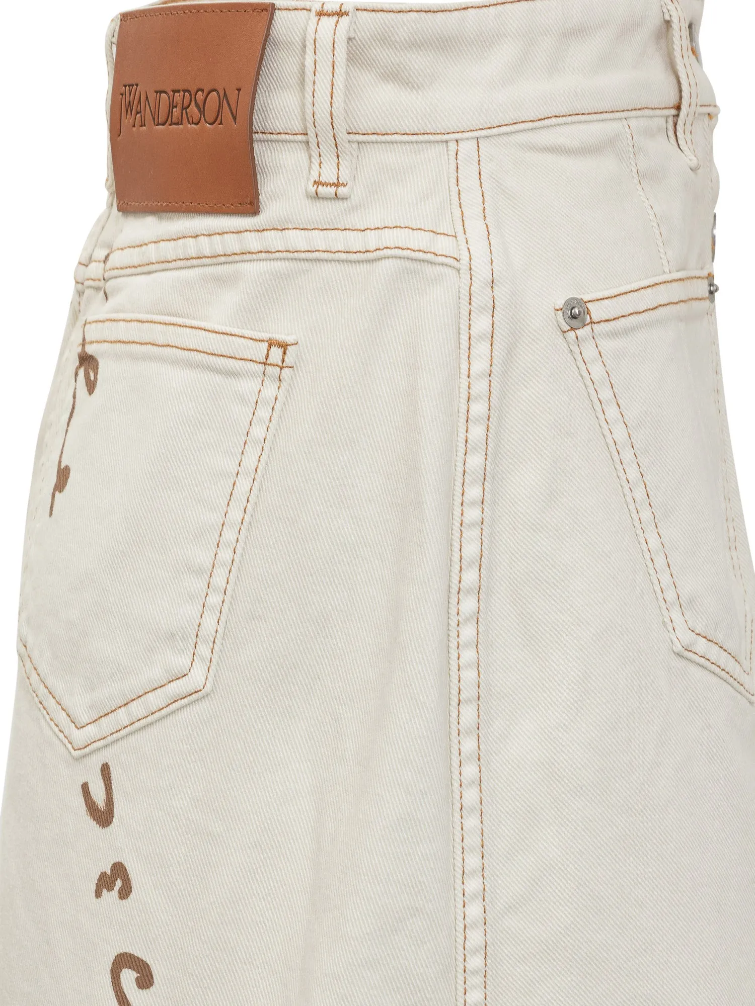 JW Anderson Oscar Wilde Capsule A-Line Patch Pocket Skirt