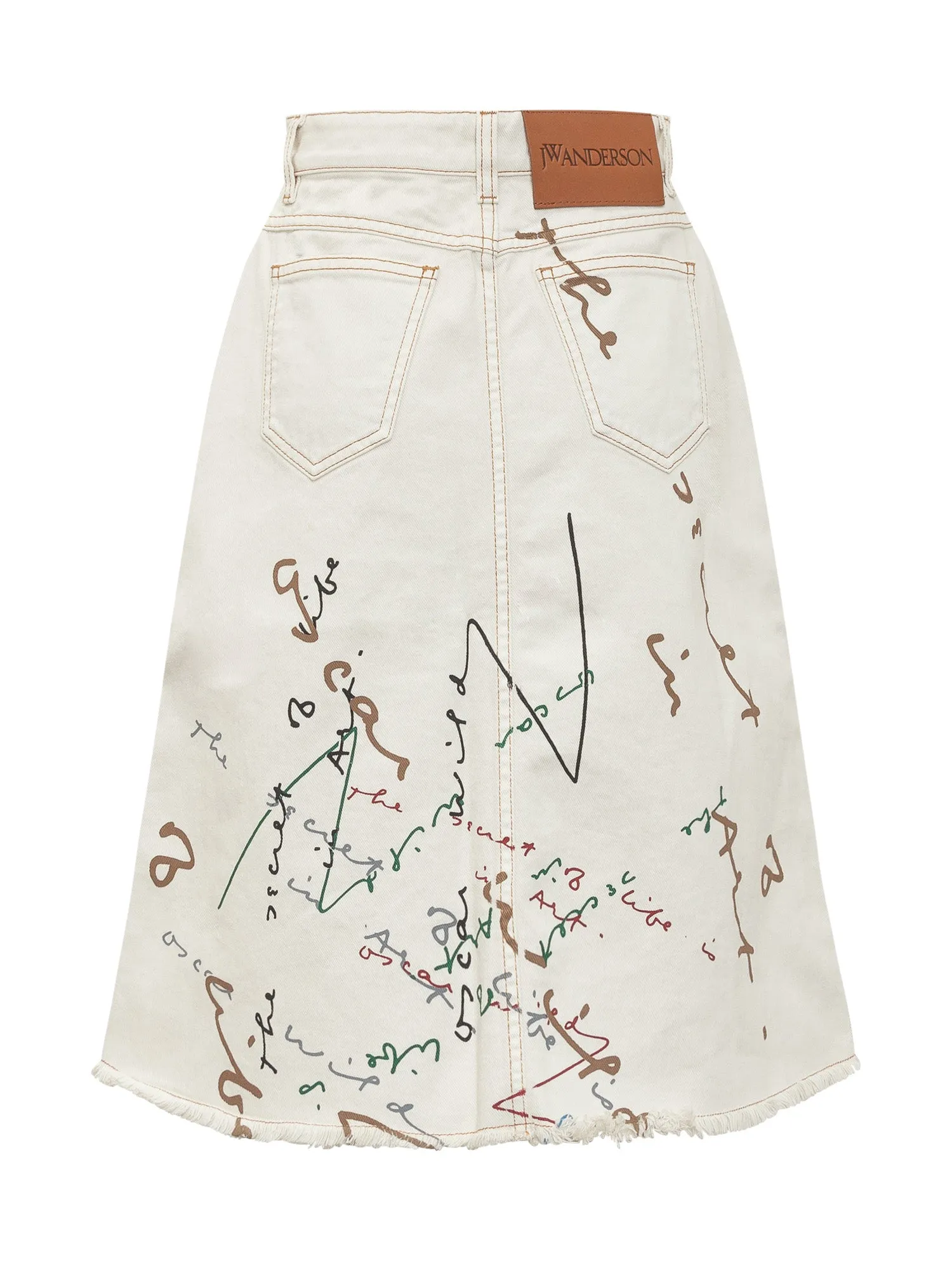 JW Anderson Oscar Wilde Capsule A-Line Patch Pocket Skirt
